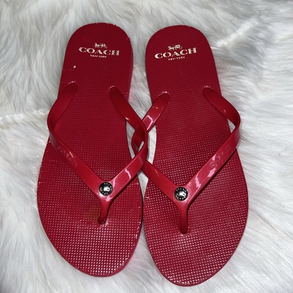 $20 Coach Flip-Flops - Picture 3 of 4